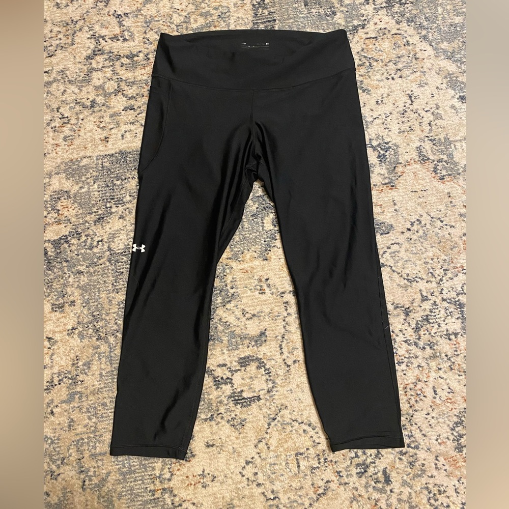 Women's HeatGear® No-Slip Waistband Ankle Leggings
